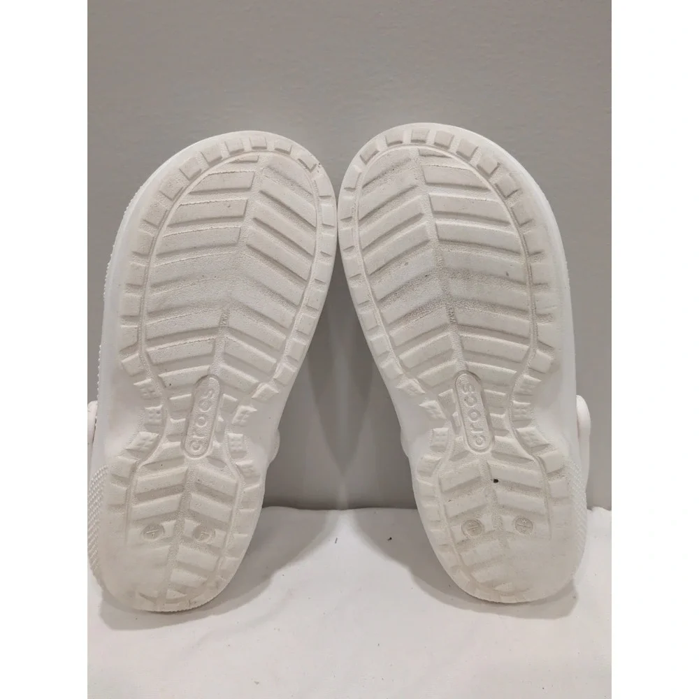Crocs Classic Lined Clog White US Size Men 7 W 9